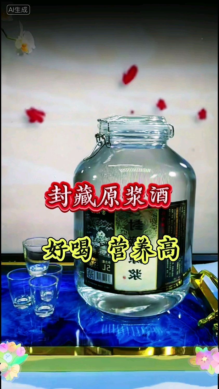 封藏原浆酒 好喝不贵
