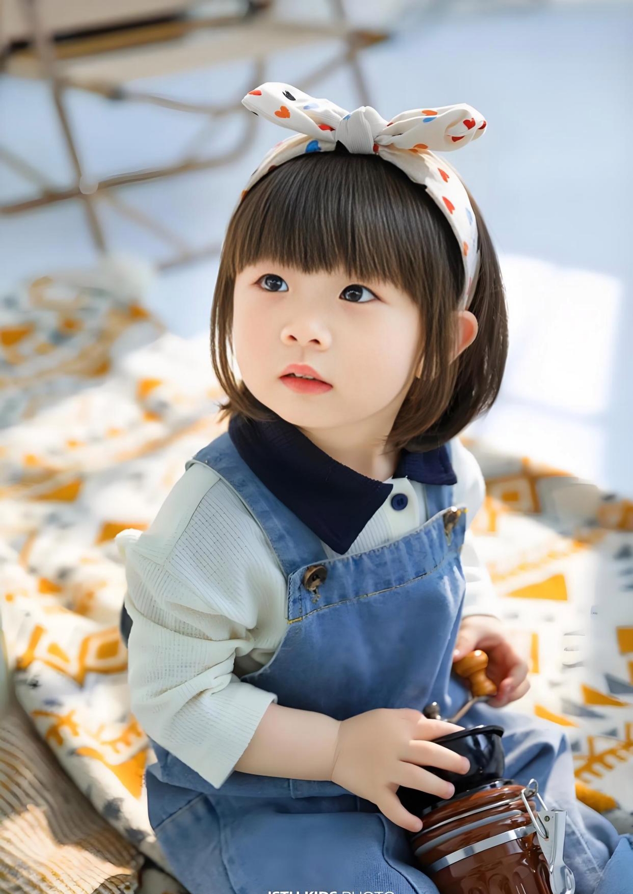 或者是在干其他的事情,反正就小孩蘑菇头发型宝宝蘑菇头发型图片 女孩