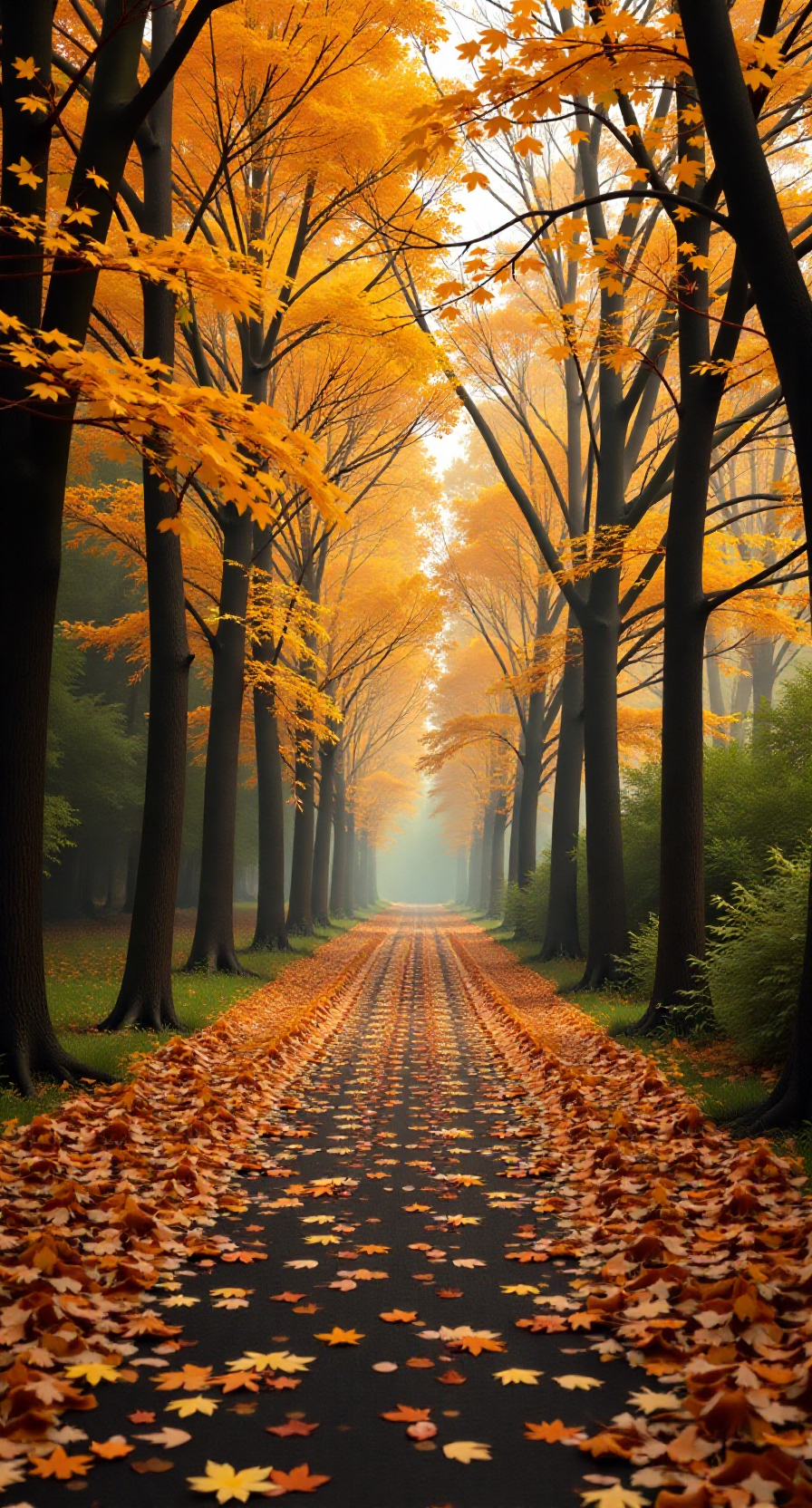 秋叶飘零,思绪万千