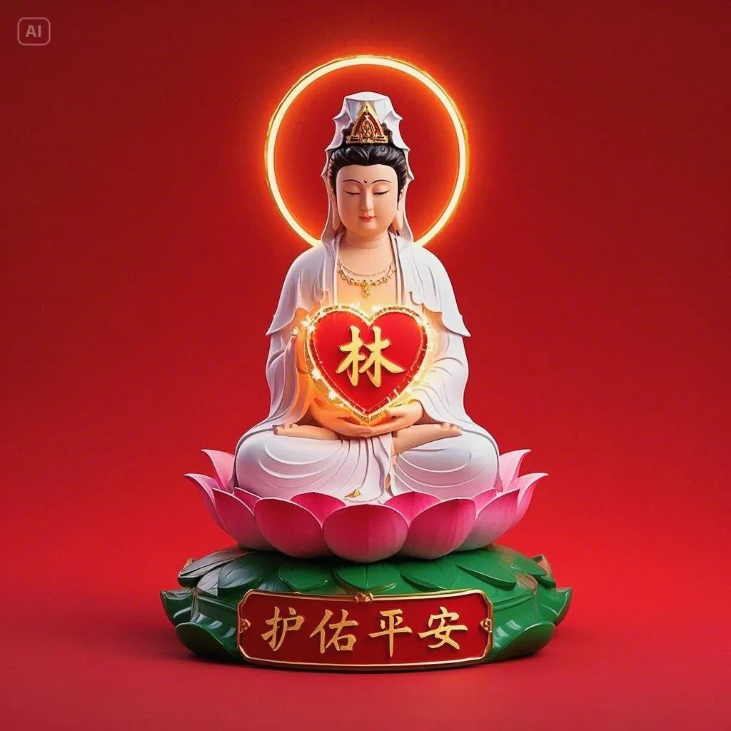 "护佑平安"姓氏头像图片