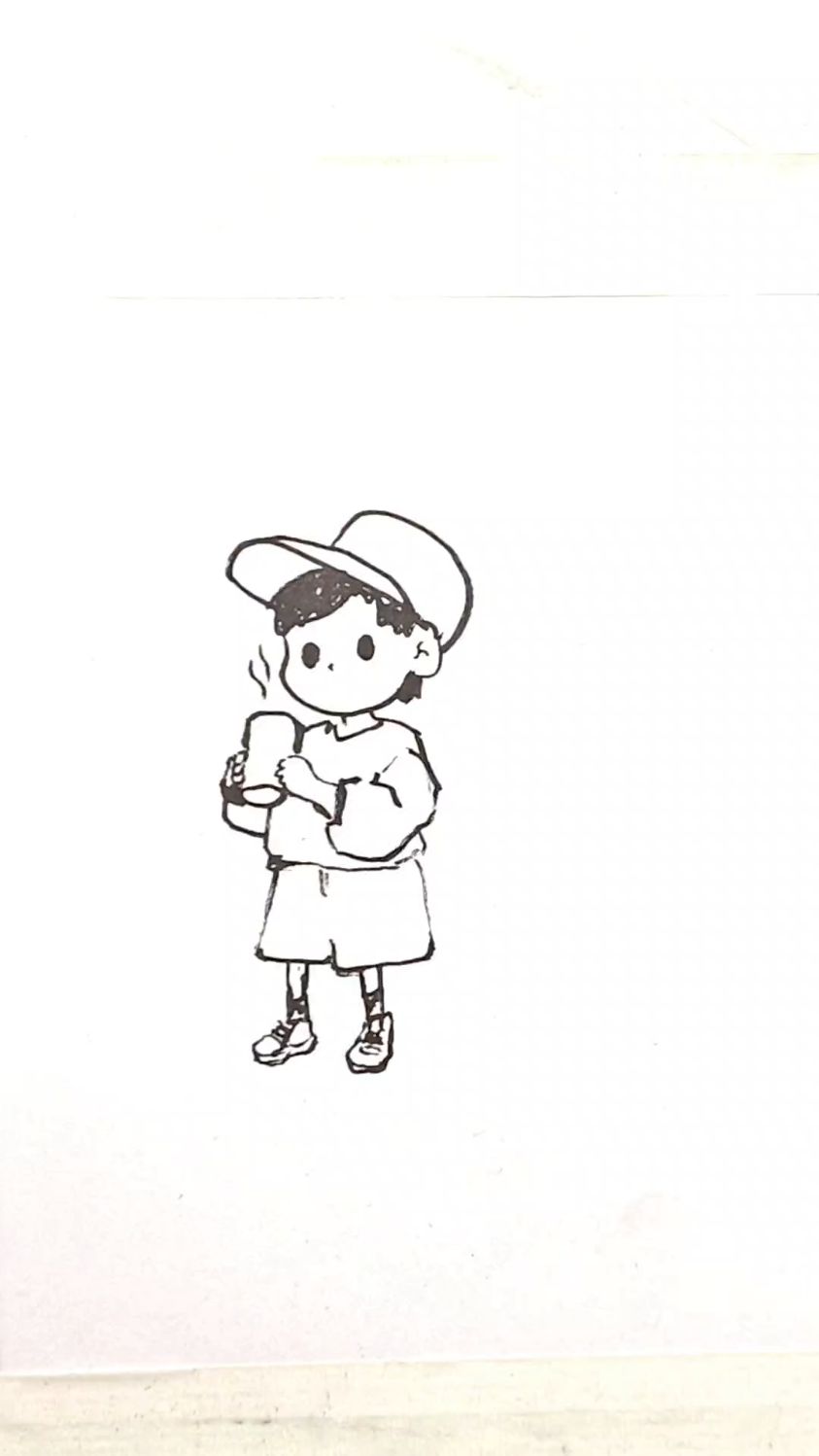 小男孩简笔画画法