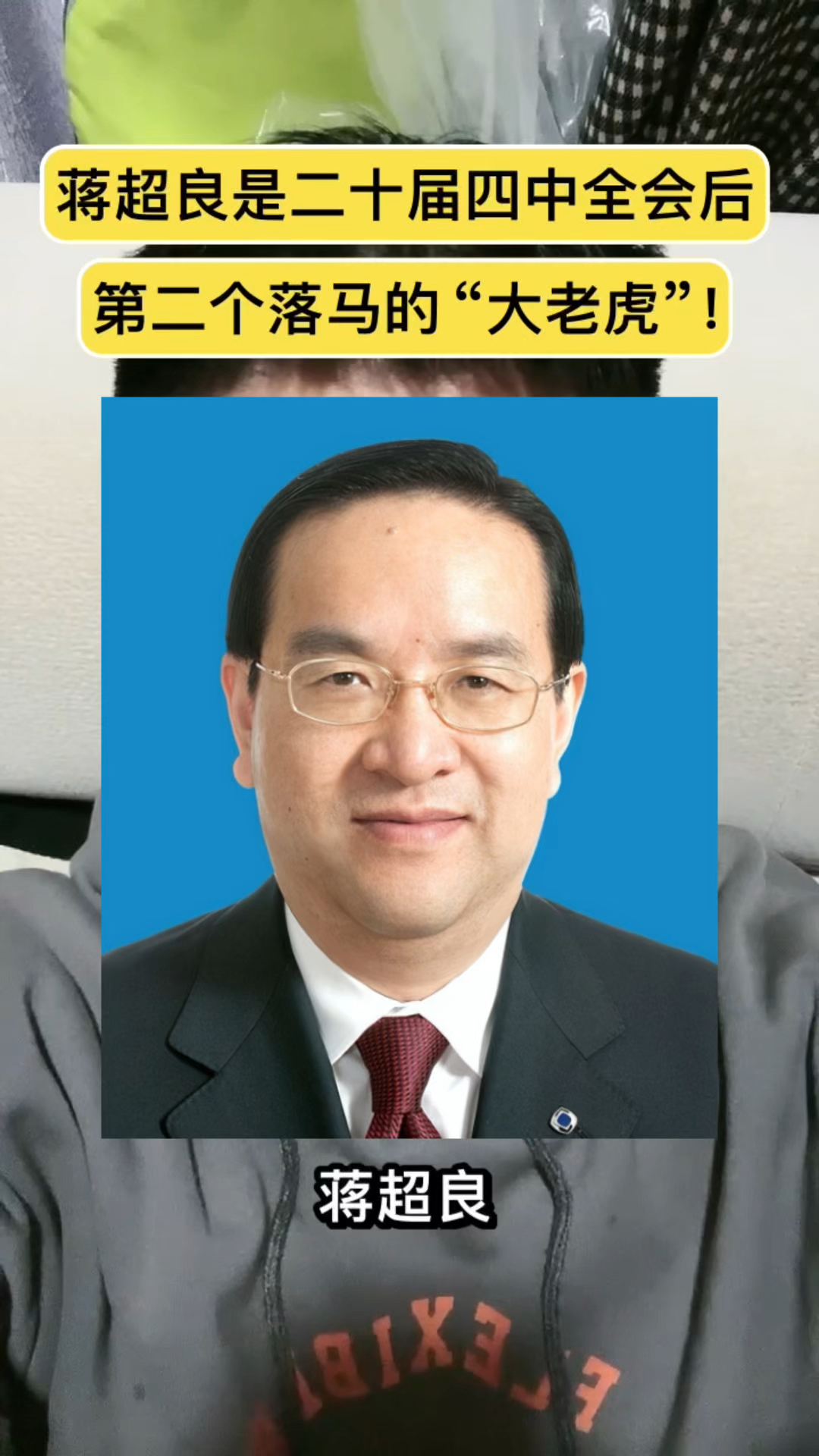 蒋超良是二十届四中全会后第二个落马的"大老虎"!