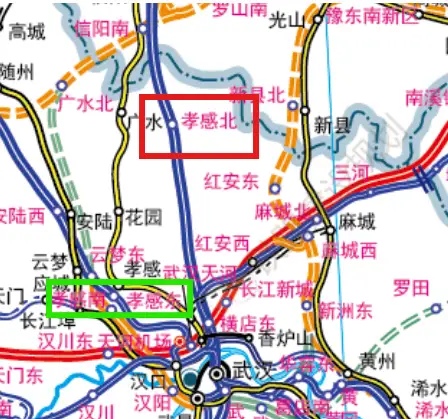 这个孝感北站是真远!