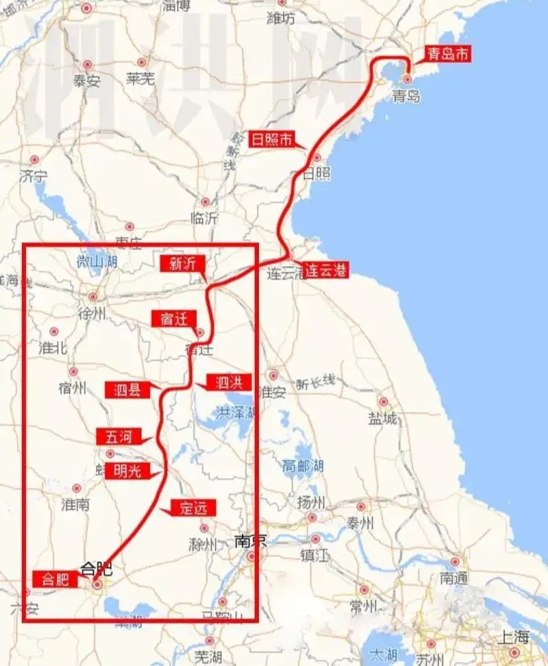 高铁安徽段都快完工了,江苏段