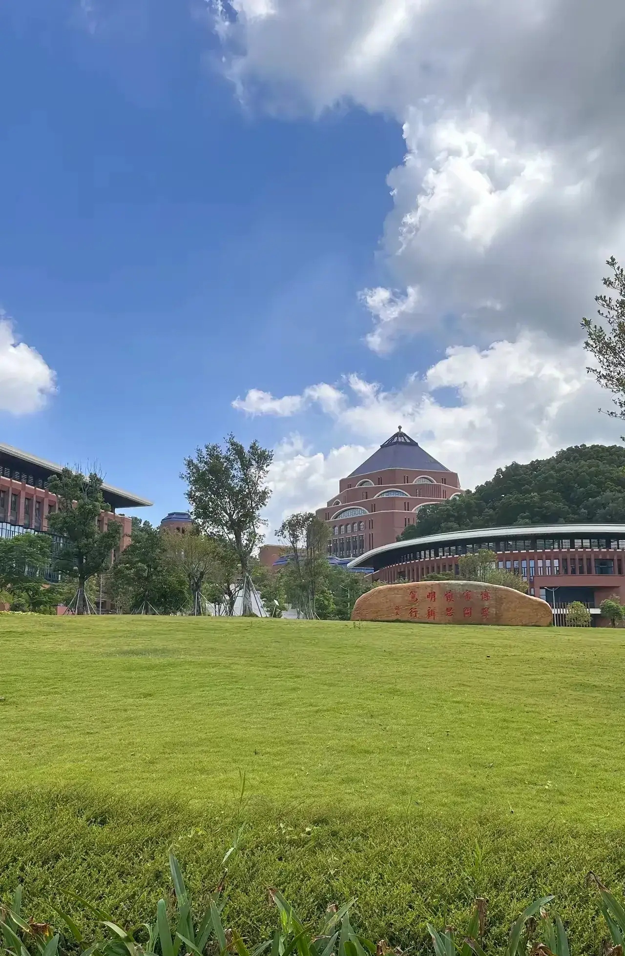 中山大学深圳校区建设得太美了,而且面积很庞大,这里反应出一个畸形