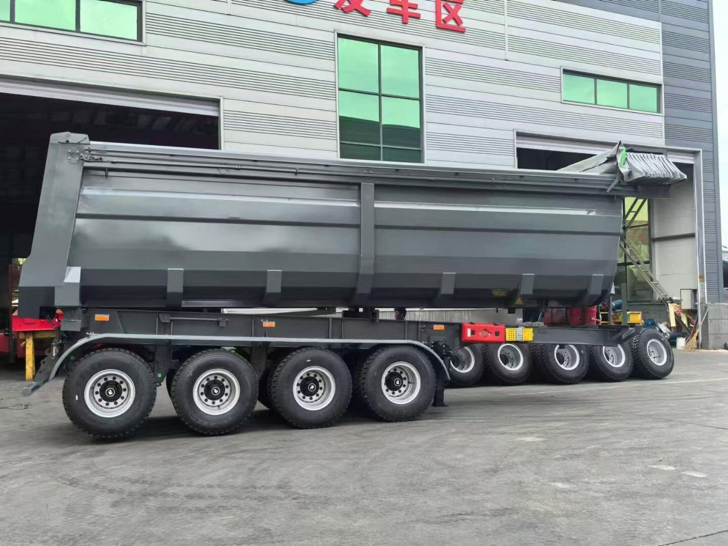 后翻自卸半挂车