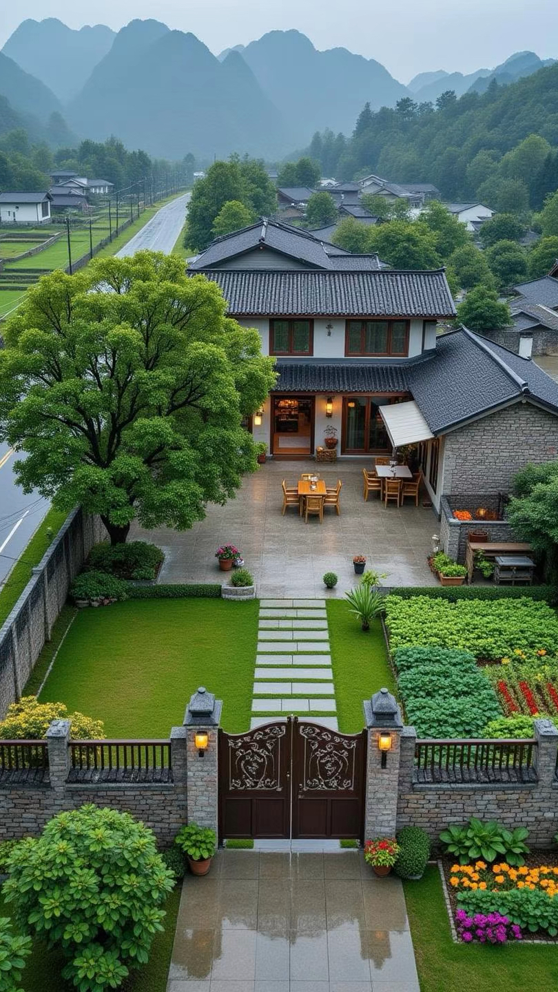 农家小院,可以种自己想种的东西