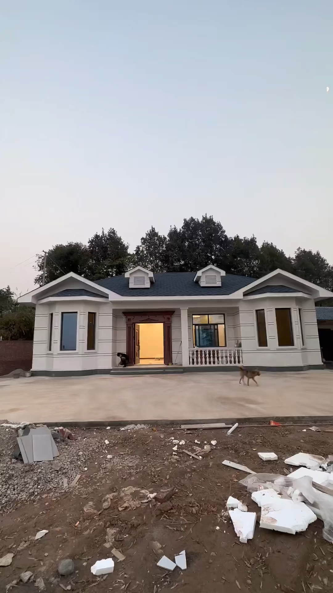 一层农村养老别墅,安逸哦