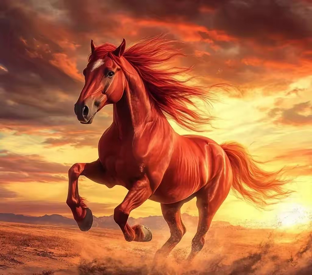 头像:七色马,新的一年愿您事业如俊马腾飞,飞黄腾达,升官发财