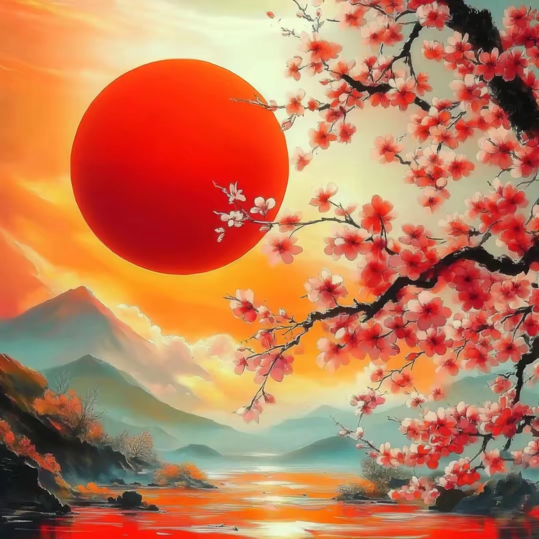 旺财运微信头像,风景头像绽放花开富贵,鸿运当头好运连连!