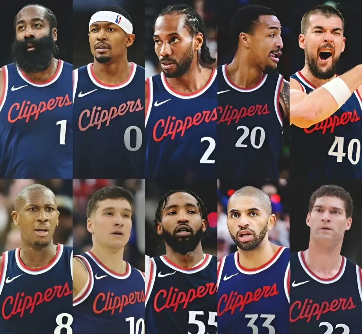 快船新阵容完虐湖人! 比尔加盟快船,让快船阵容更加完善