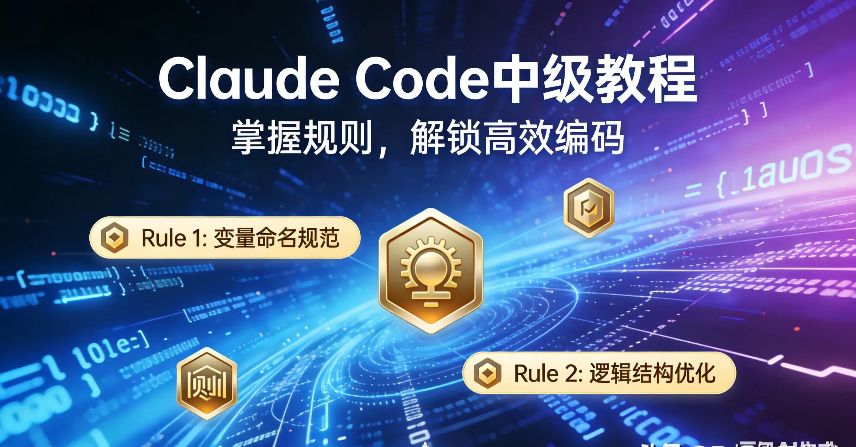 claudecode进阶掌握rules规则,告别代码烦恼