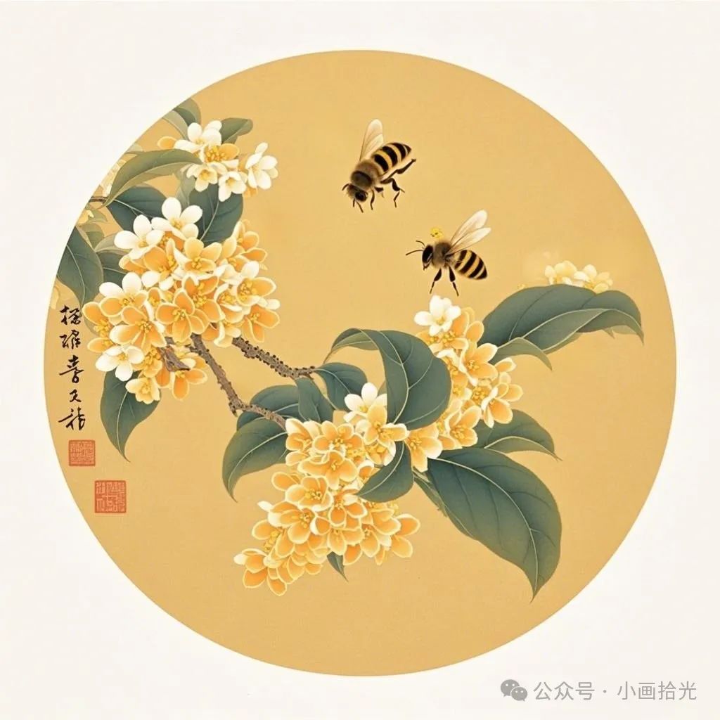 国画桂花,哇塞,太美了!赶紧收藏