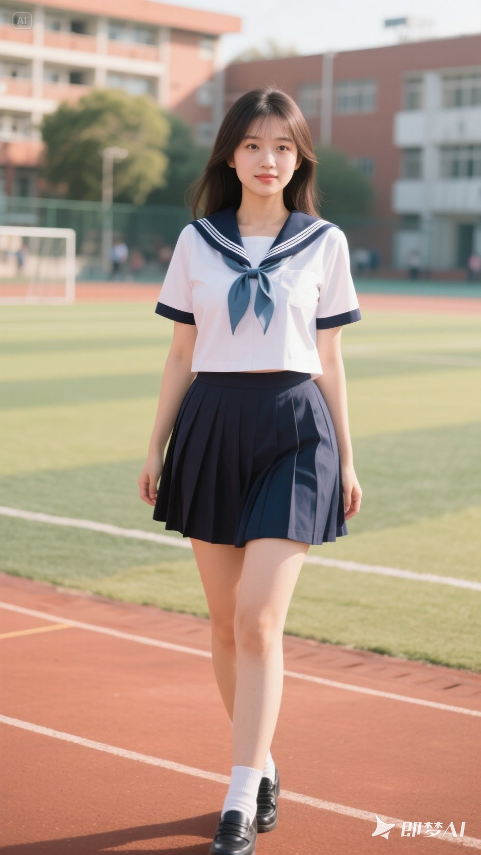 粉笔灰飘落时,偷藏的目光总比窗外的蝉鸣先一步发烫,校服领口的褶皱