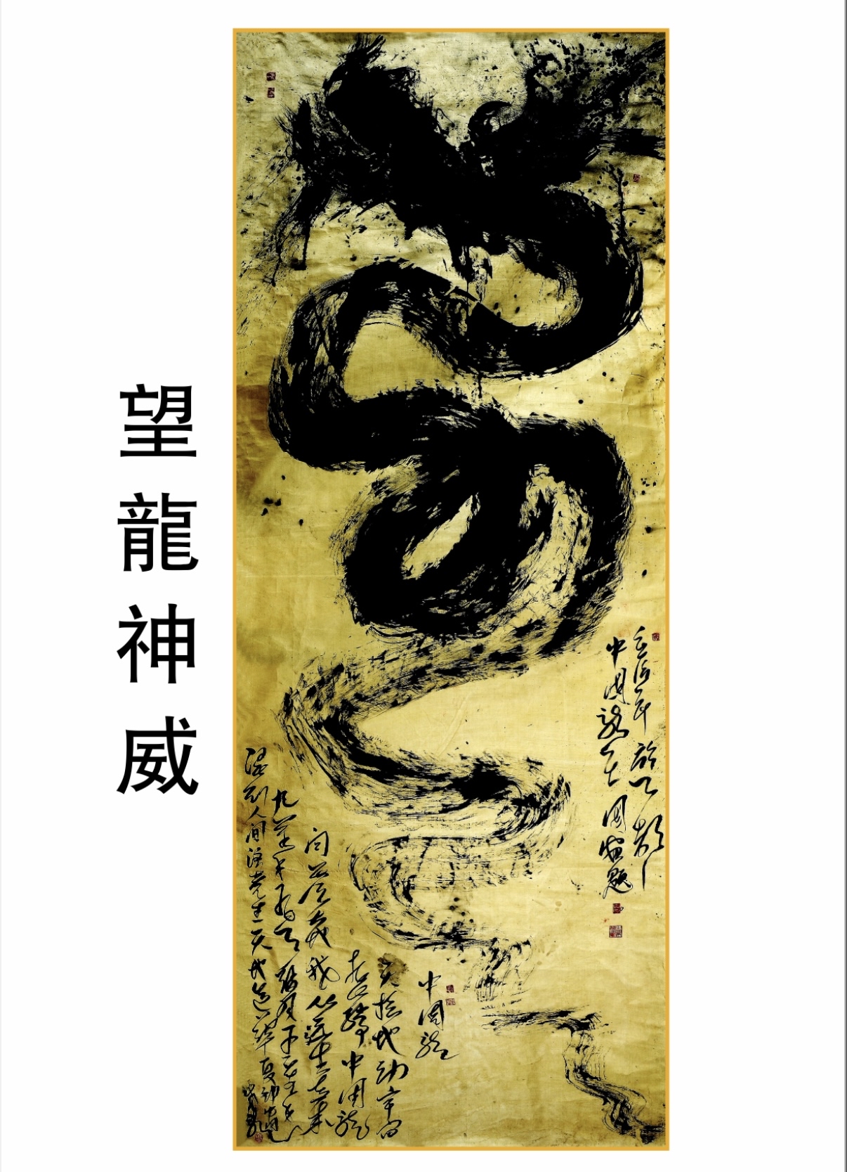 中国龙王国安的神笔艺术