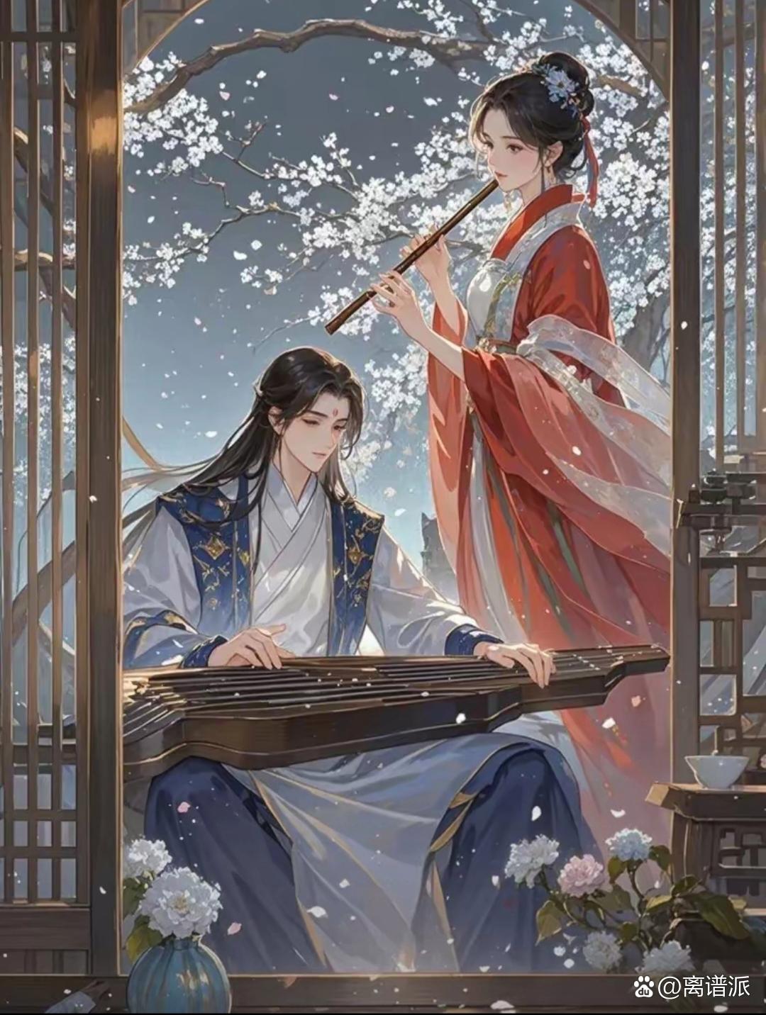 古风情侣壁纸/穿越时空的浪漫 "岁月静好,现世安稳