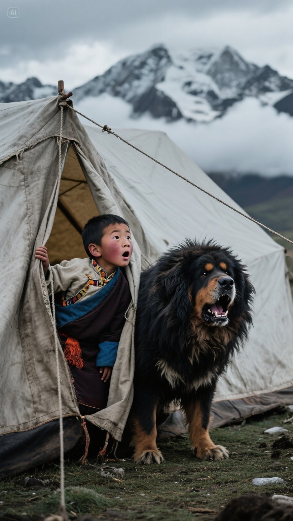 藏獒是牧民的保护神 在藏区离不开一条看护家园的大狗