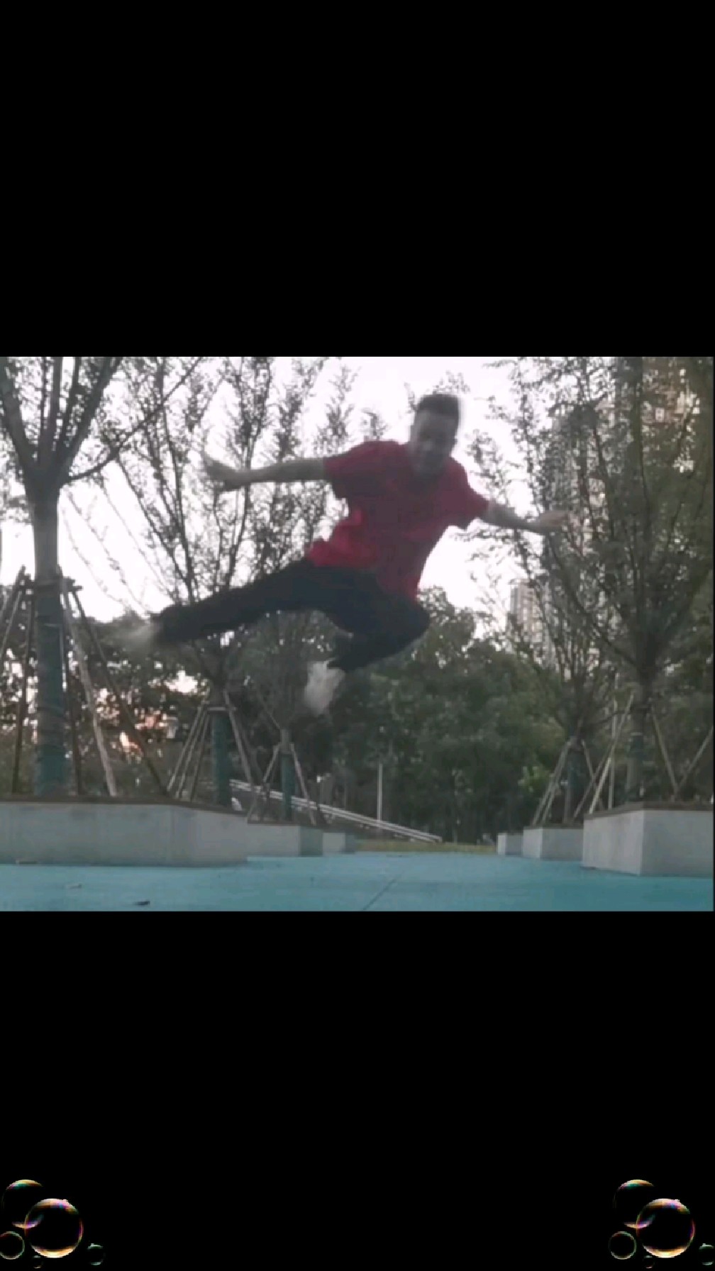 陈真飞腿踢,坚持练习