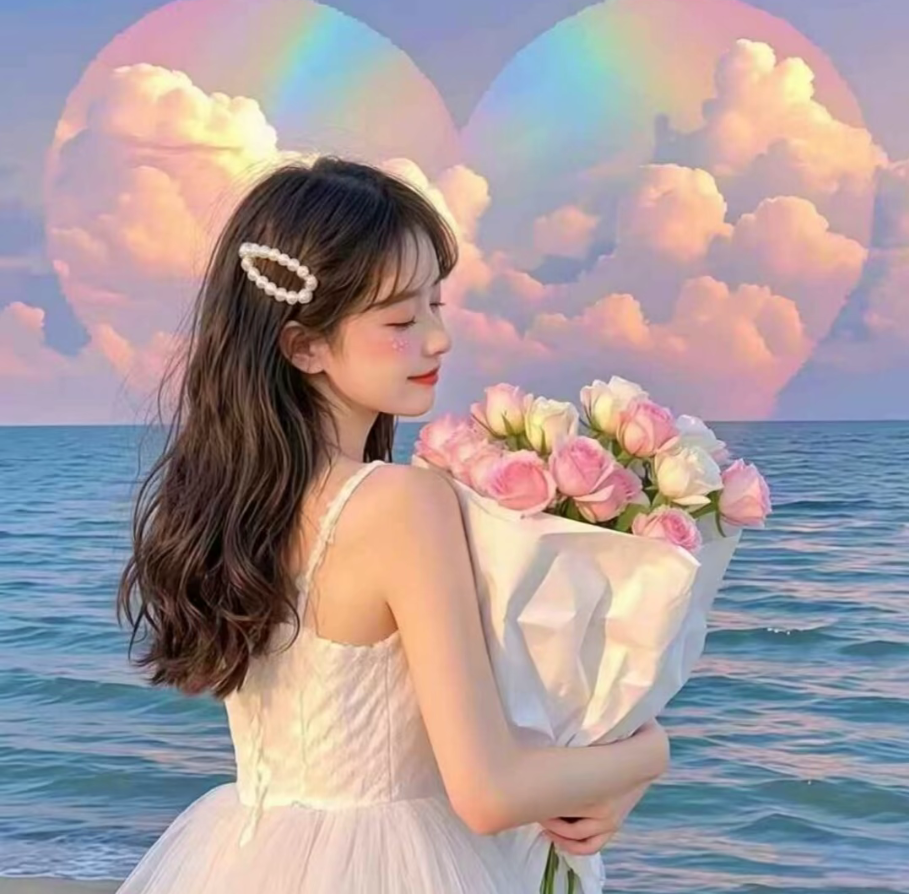 58张>仙女甜美唯美可爱温柔阳光治愈系女生头像,温柔女头