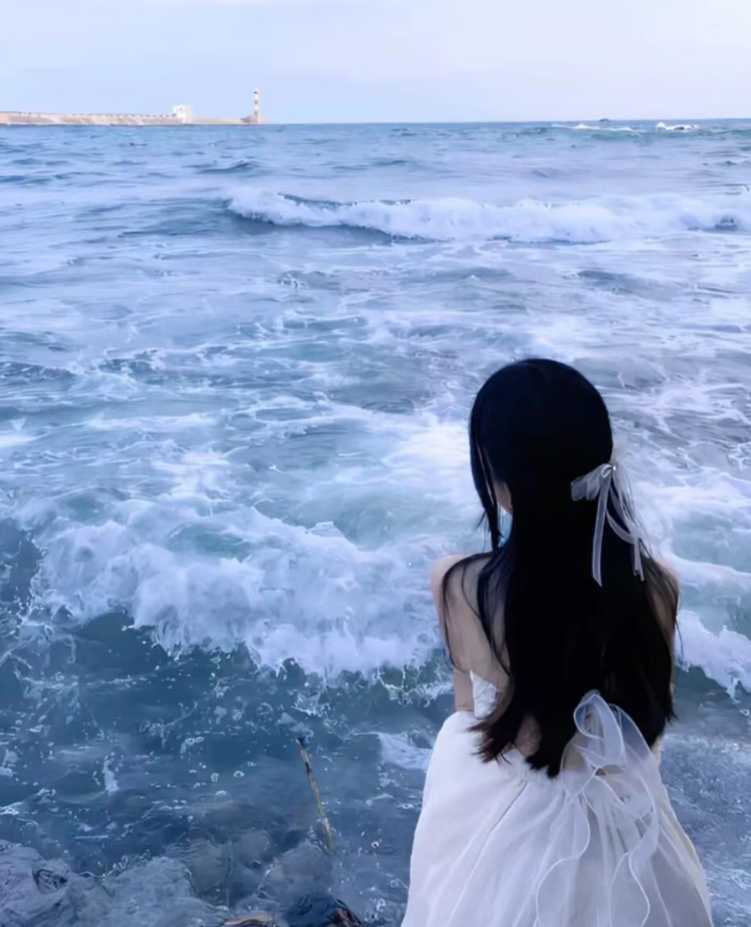 "50多张"自由风氛围感美女头像,不露脸背影风景女生头像