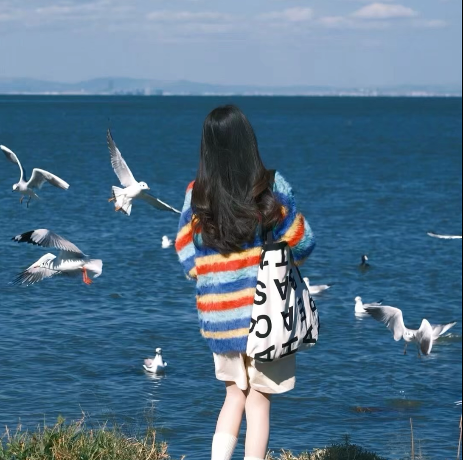 氛围感背影风景美女头像,仙女必备甜美可爱温柔唯美头像