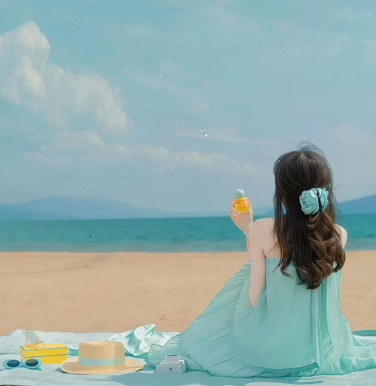 白到发光的白开水女生头像甜美唯美可爱温柔阳光治愈系女头