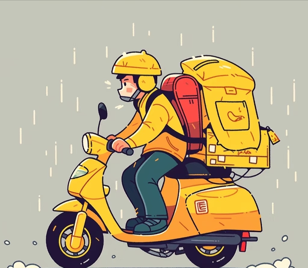 偶然刷到一个视频,有人在采访一位外卖小哥,看了让人泪目: