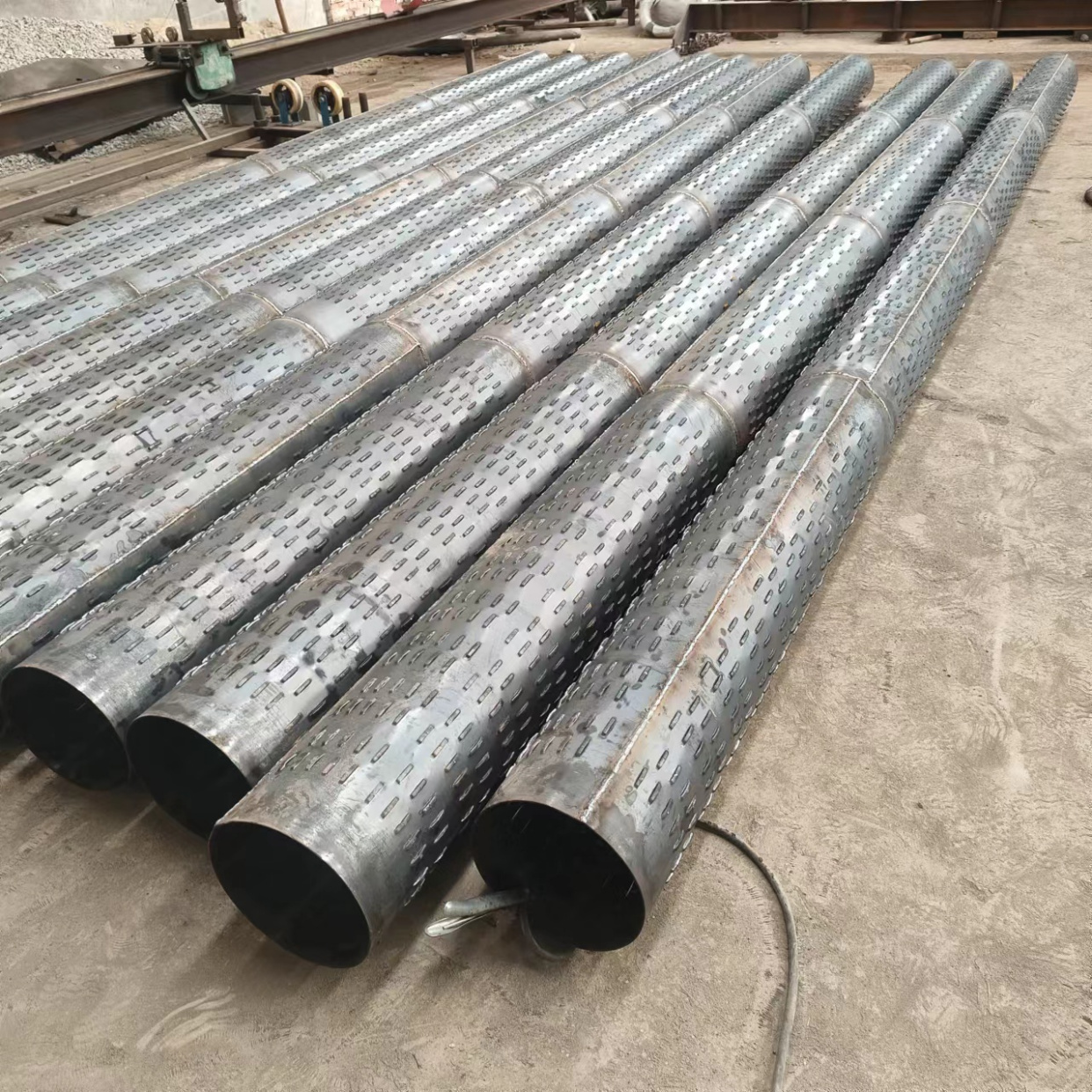 219桥式滤水管 325圆孔打井钢管