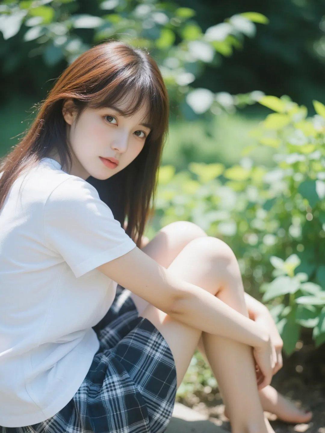 火辣妹子汉服秀,小清新风格独特迷人眼.#清纯甜妹# #二次元女神