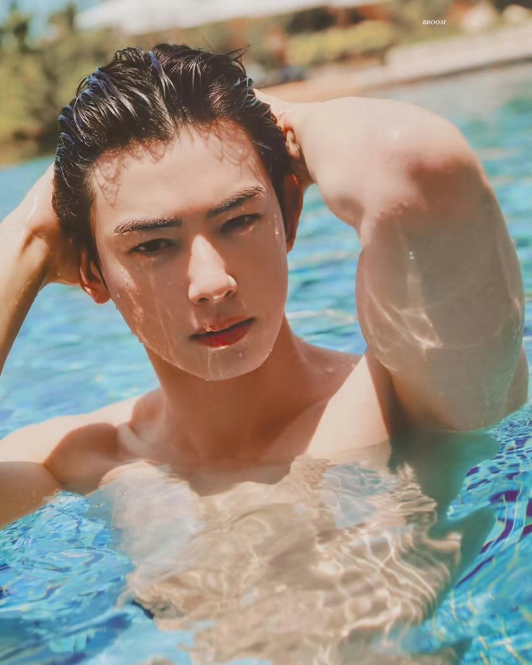 车银优泳池照片来啦!