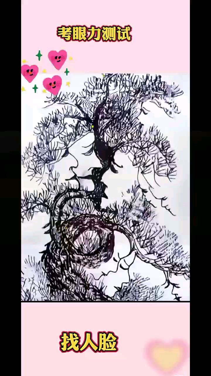 我找到了七张人脸,你们找到了几张
