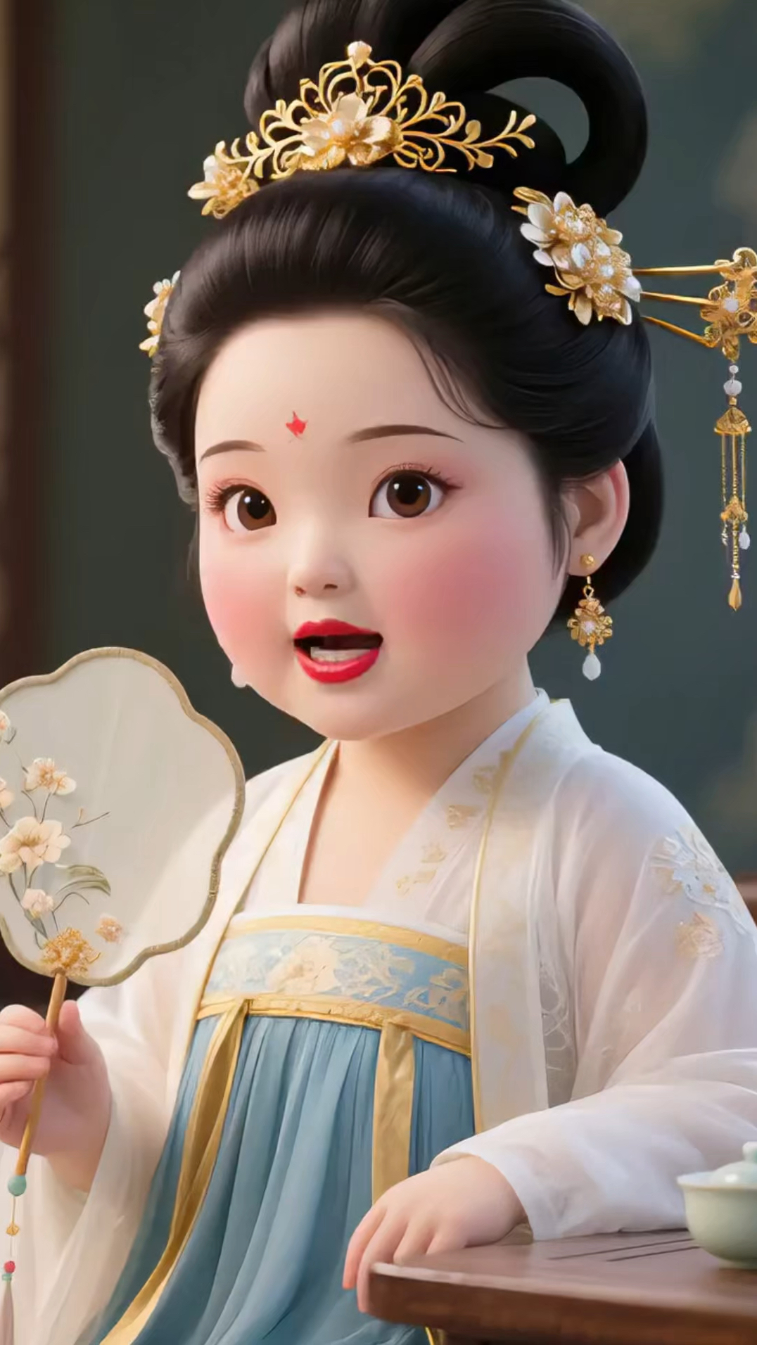 唐代胖美人搞笑视频,太可爱了