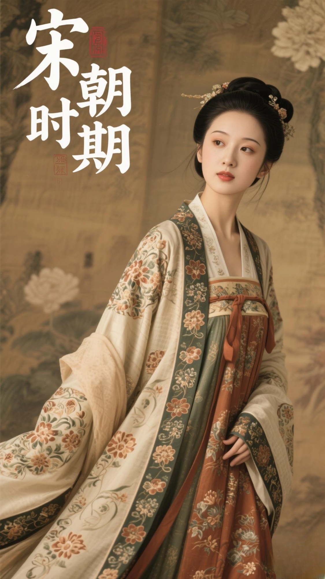 宋朝时期女性服装