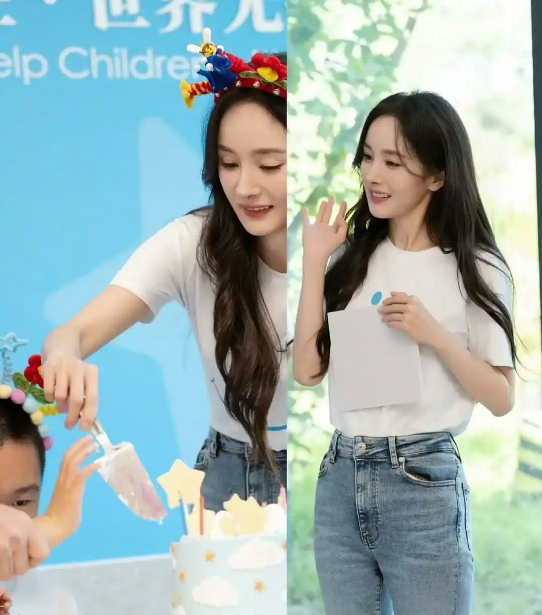 四哥去世的第二天就是杨幂的生日她依然像往年那样去陪孤独症的