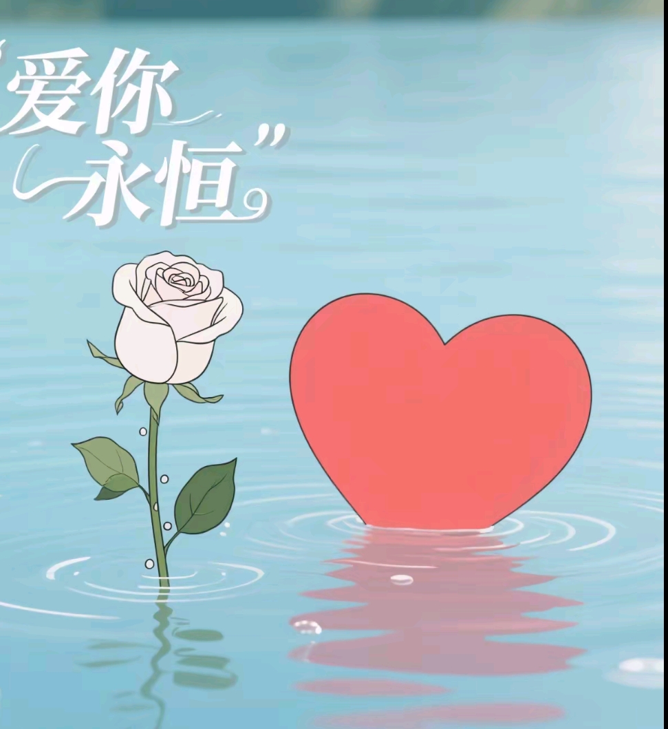 我不会再对任何人动情,唯有你,是我心中的偏爱,灵魂的爱人,我爱你!