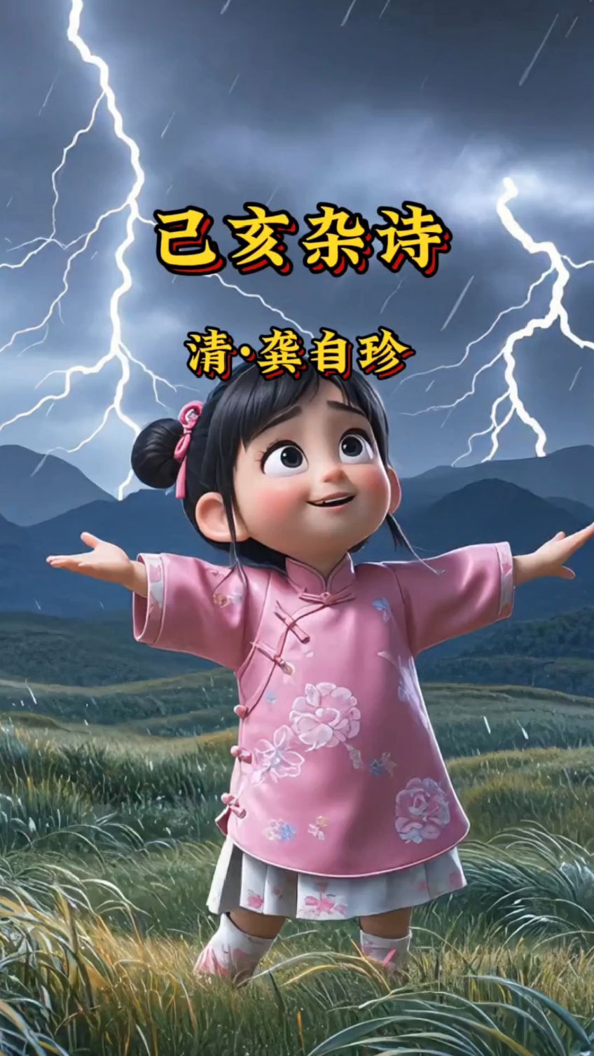 《己亥杂诗》 清 龚自珍