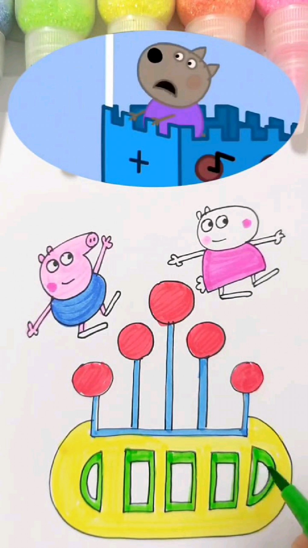 儿童简笔画小羊苏西