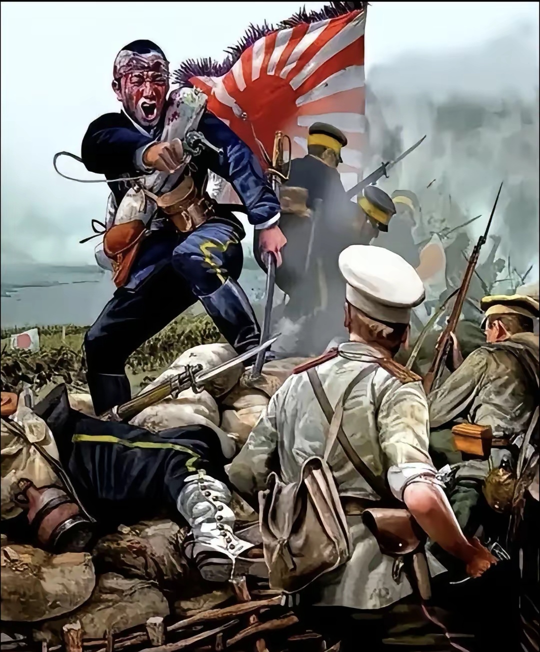 沙俄在东方最忌惮的对手就是日本因为他们曾经被日本打败过 在1904