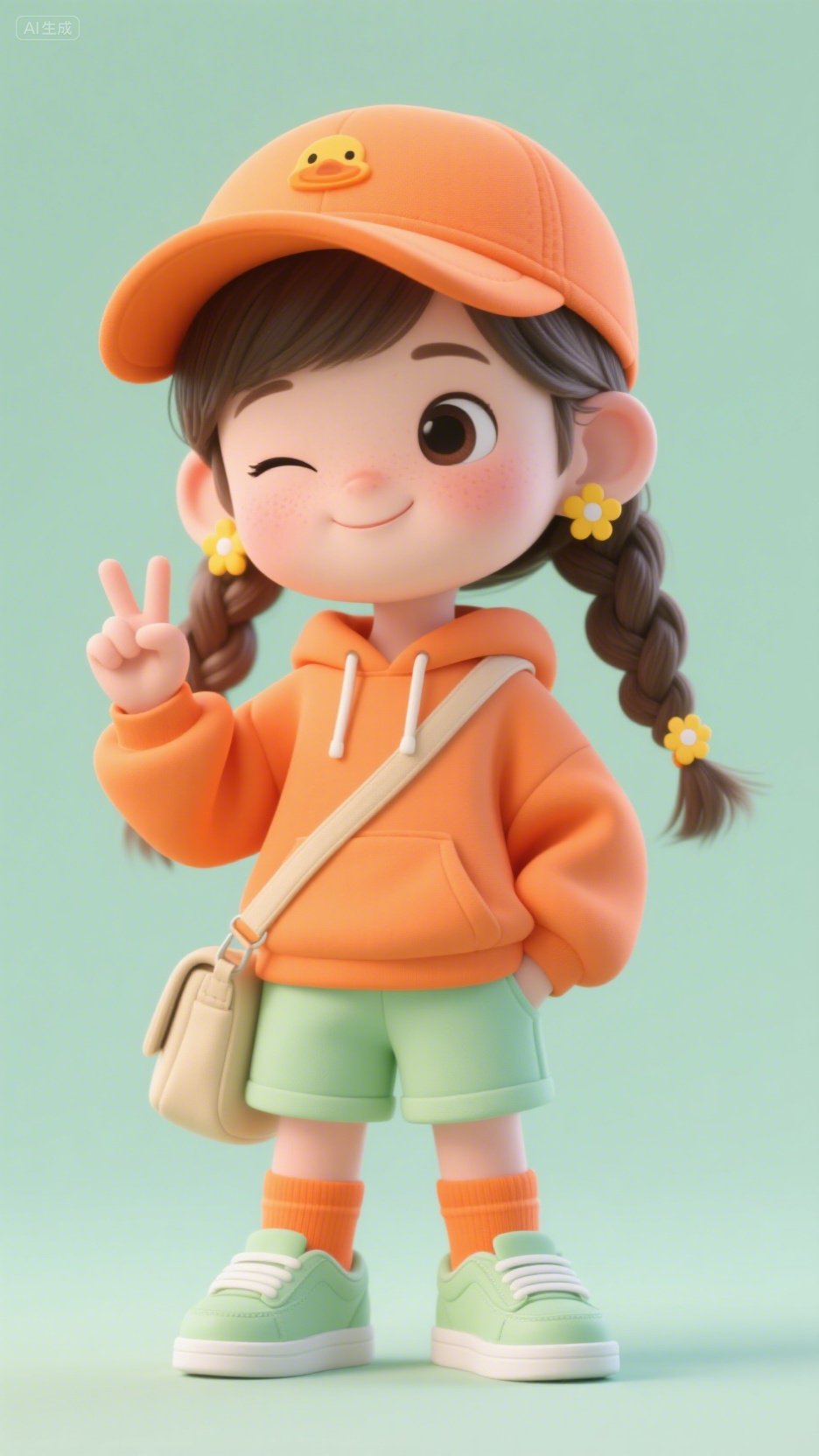 可爱搞怪卡通小女孩 可爱,搞怪,卡通