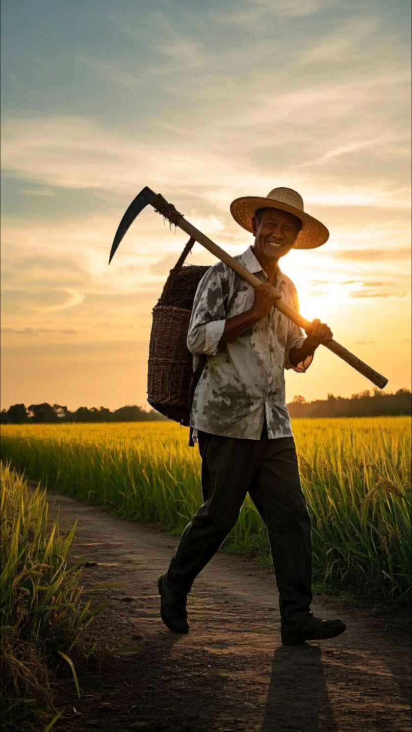 爸爸干完活回家了!