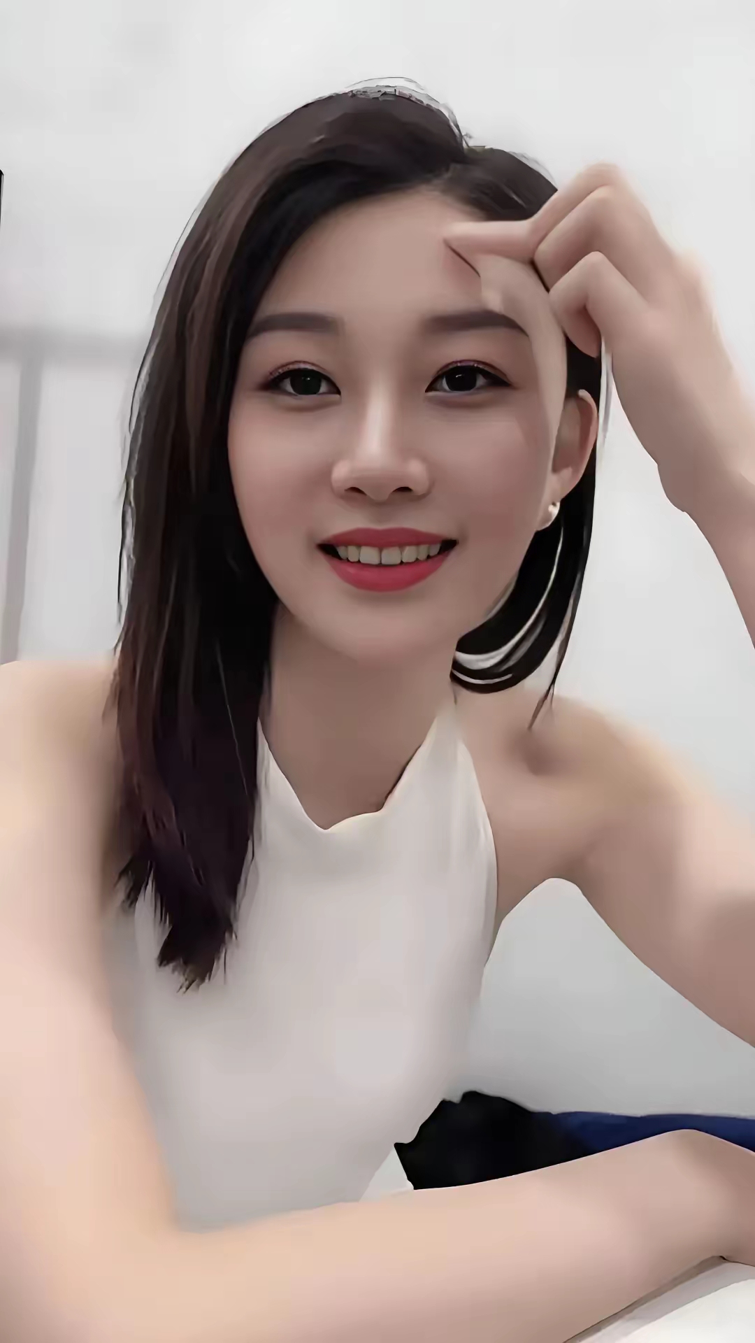 她是中国模特之星大赛亚军,抖音网红