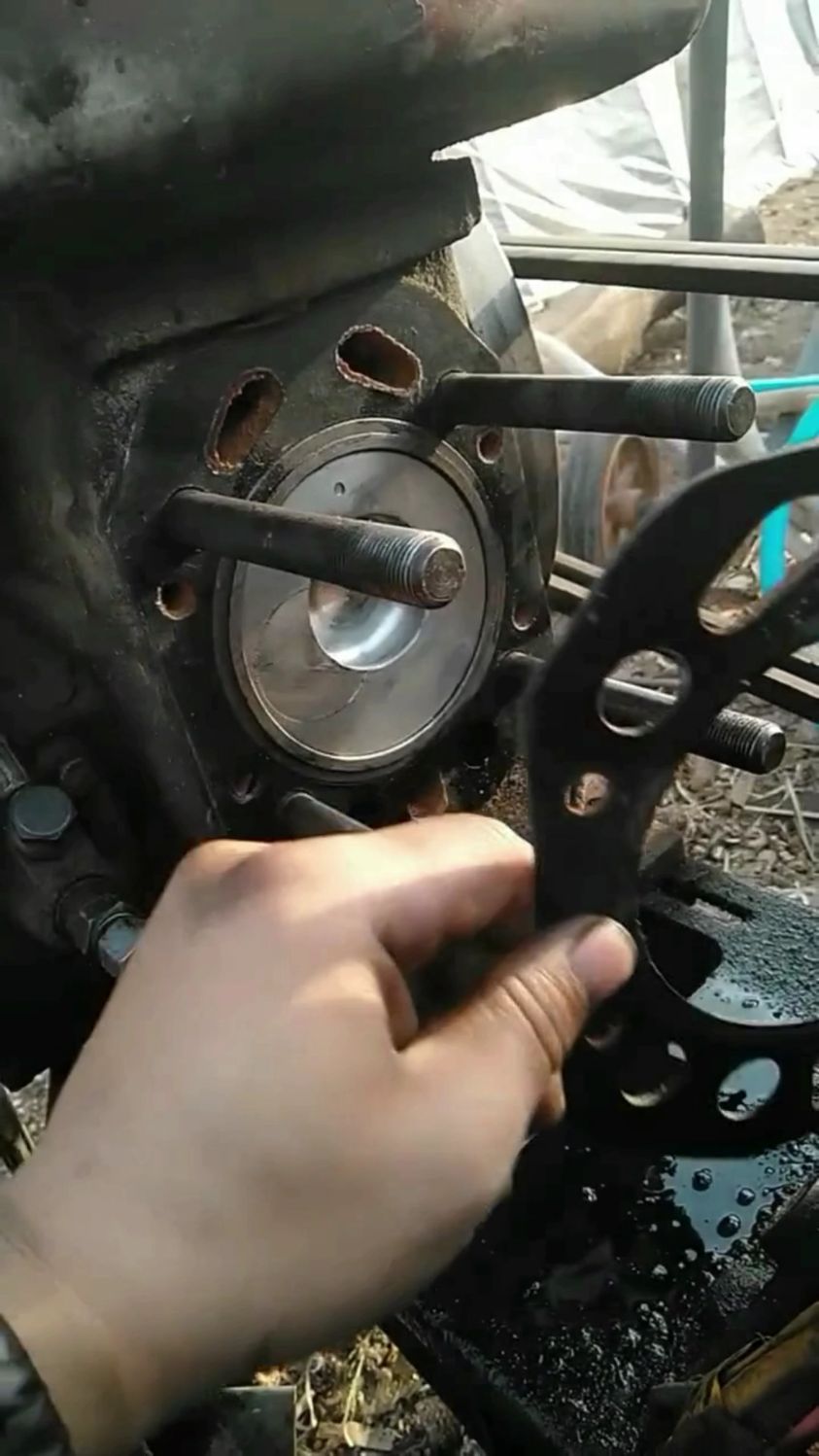 195柴油机改198缸筒活塞