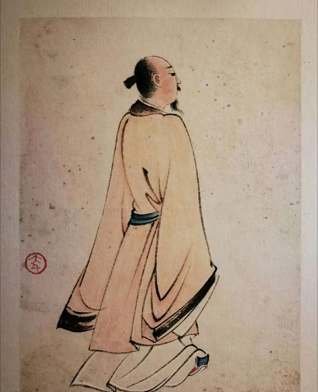 张大千高士人物册页