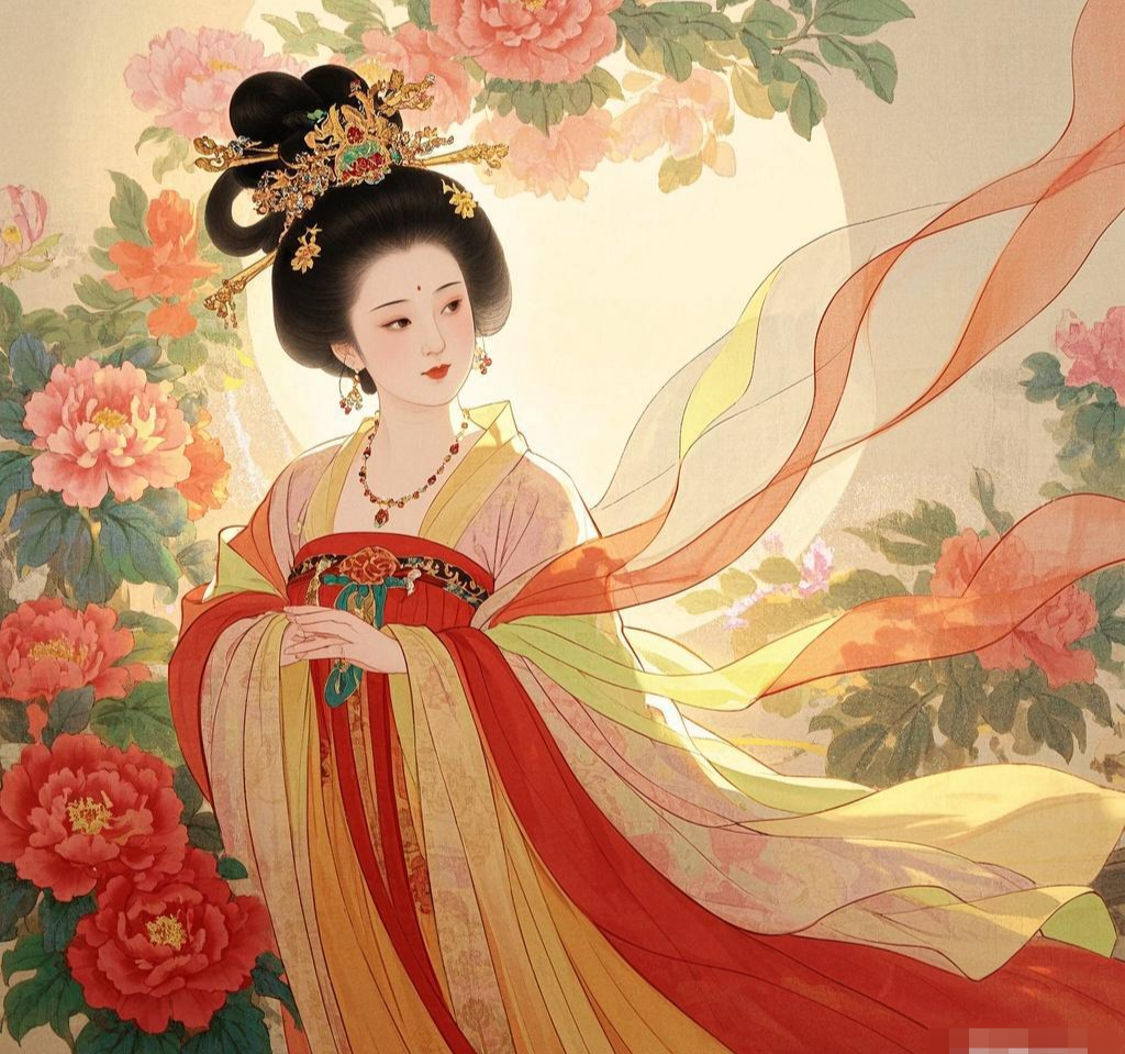 唐代风格仕女图太养眼啦!果断收藏!