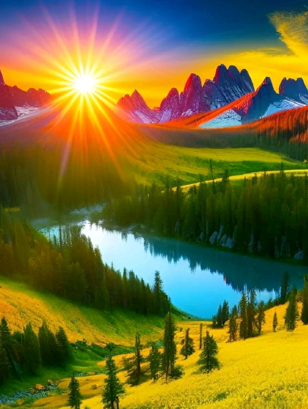 绝美山水湖泊风光美图,张张惊艳所有人,太美了!