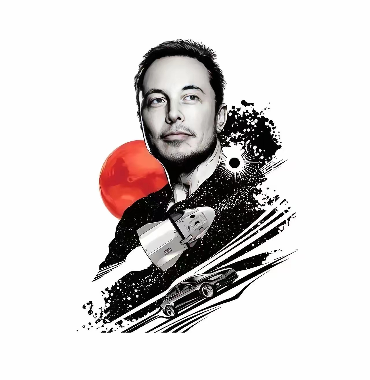 马斯克ai头像
