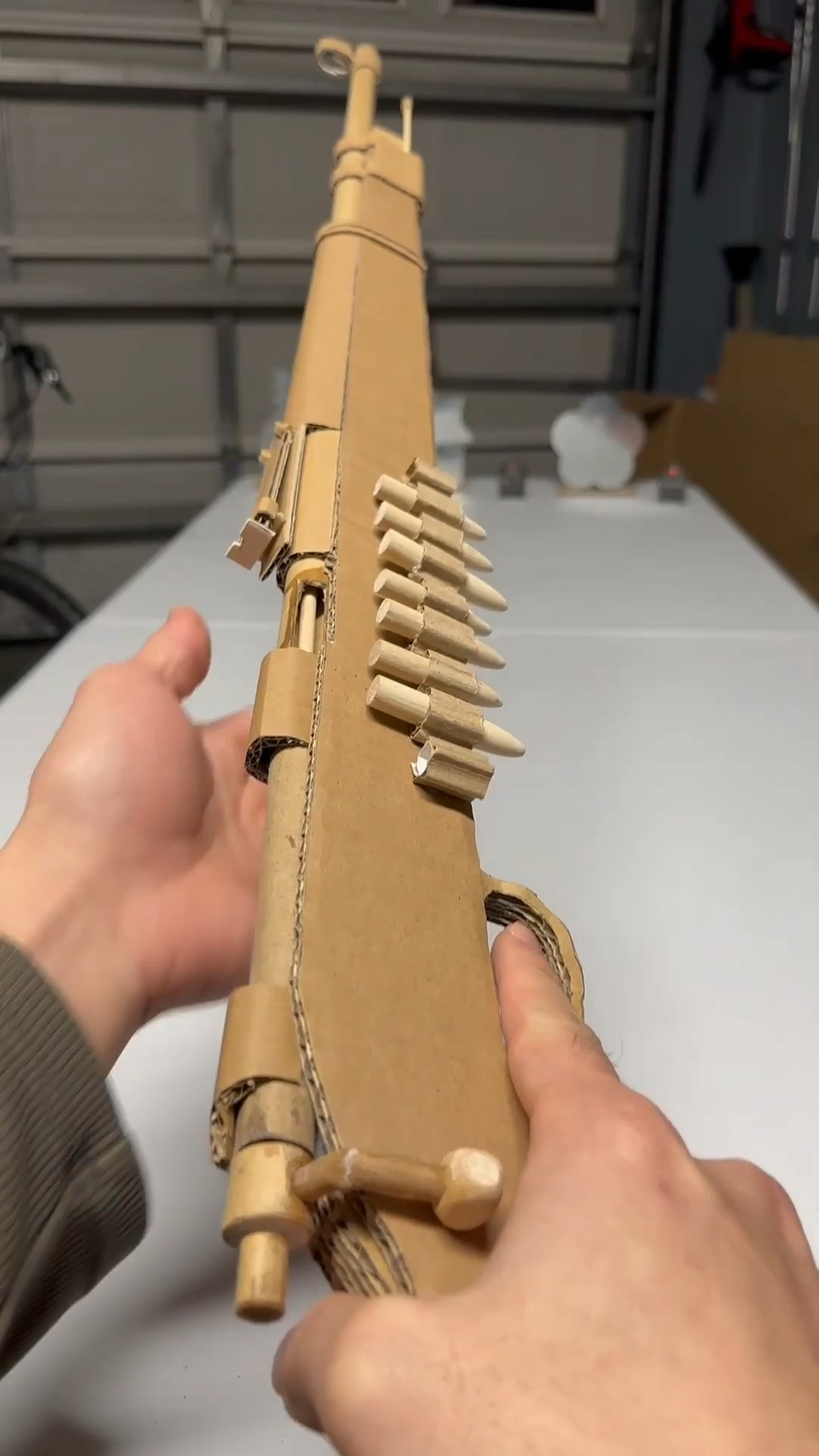 可以发射的98k纸板枪