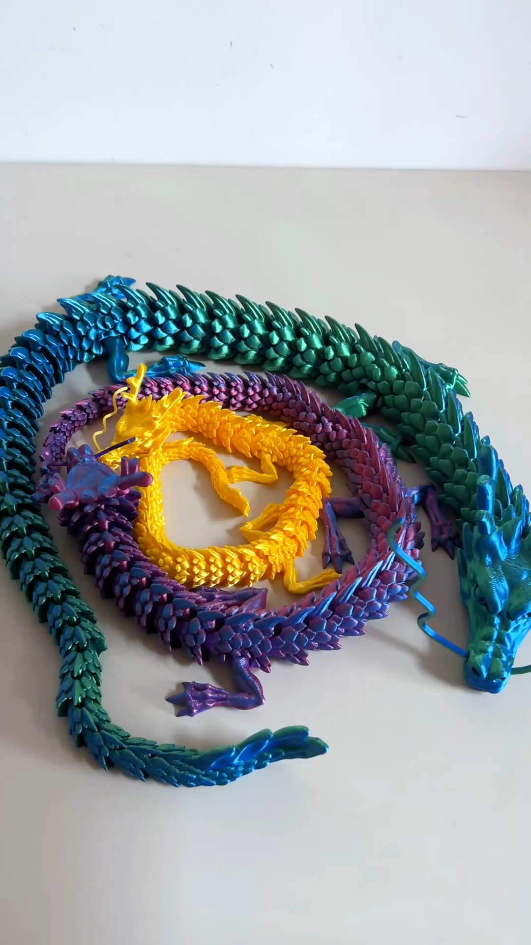 3d打印龙网红中国龙摆件模型玩具装饰送礼手办