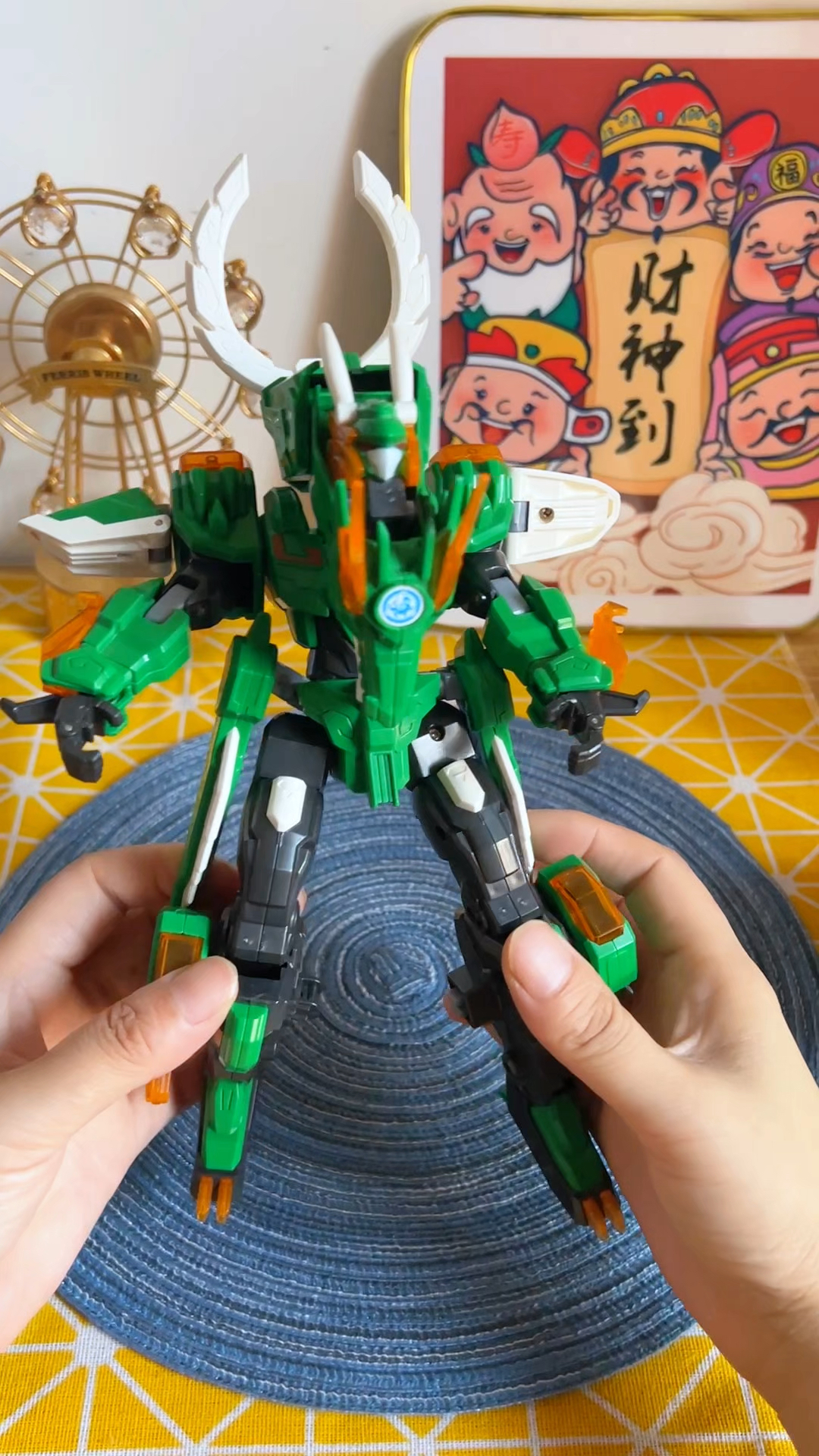 神兽金刚6地球之盾青龙金刚变形机器人