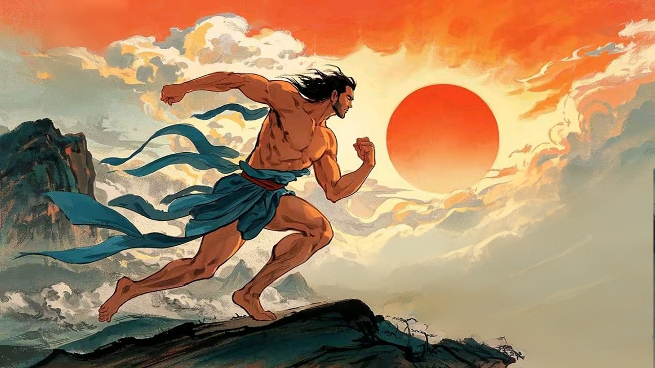 神话故事《夸父逐日》